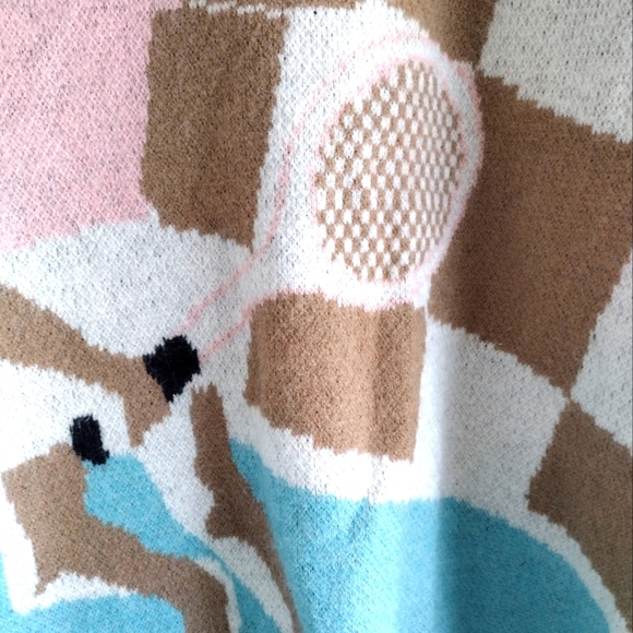 Duvin Racket Club Crew Knit Sweater - Picture 6 of 8